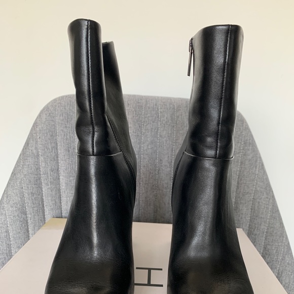 Halston Lea black leather boots - size 9 - Picture 4 of 12